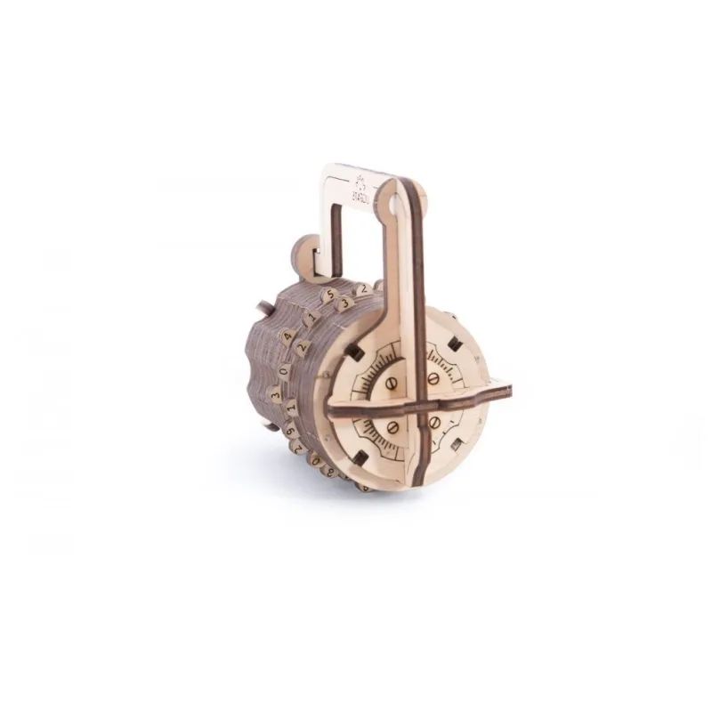 Ugears Ugears 3D drevené mechanické puzzle Zámok