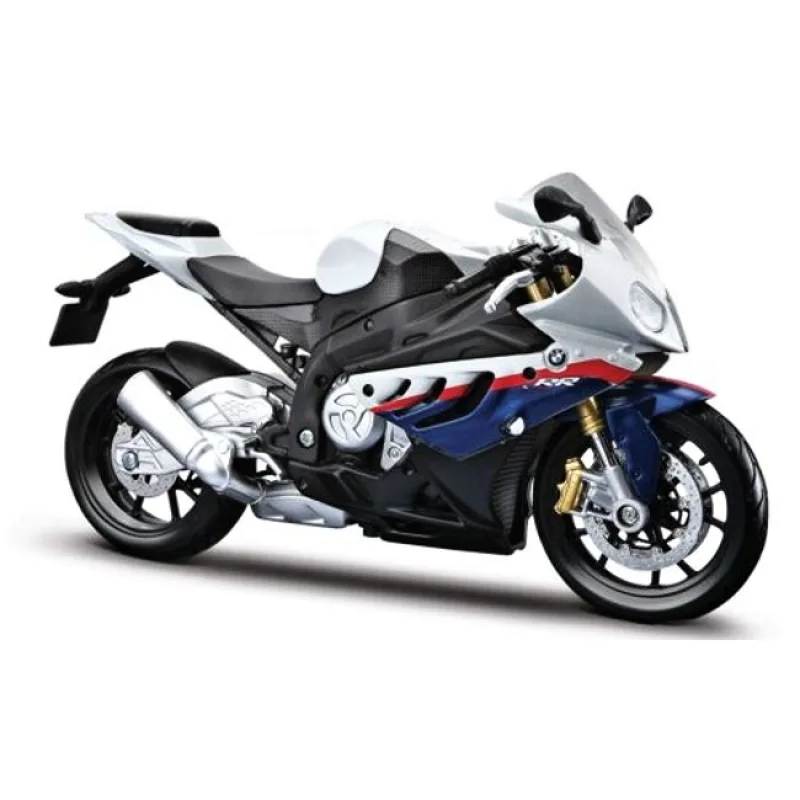 Maisto Motocykl, 2010 BMW S1000RR, bílá, 1:12