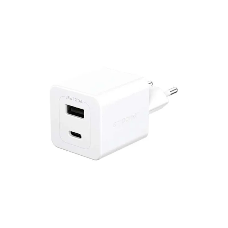 PanzerGlass EMPOWER Grand Prix USB-C/USB-A GaN 35W - White (EM94326)