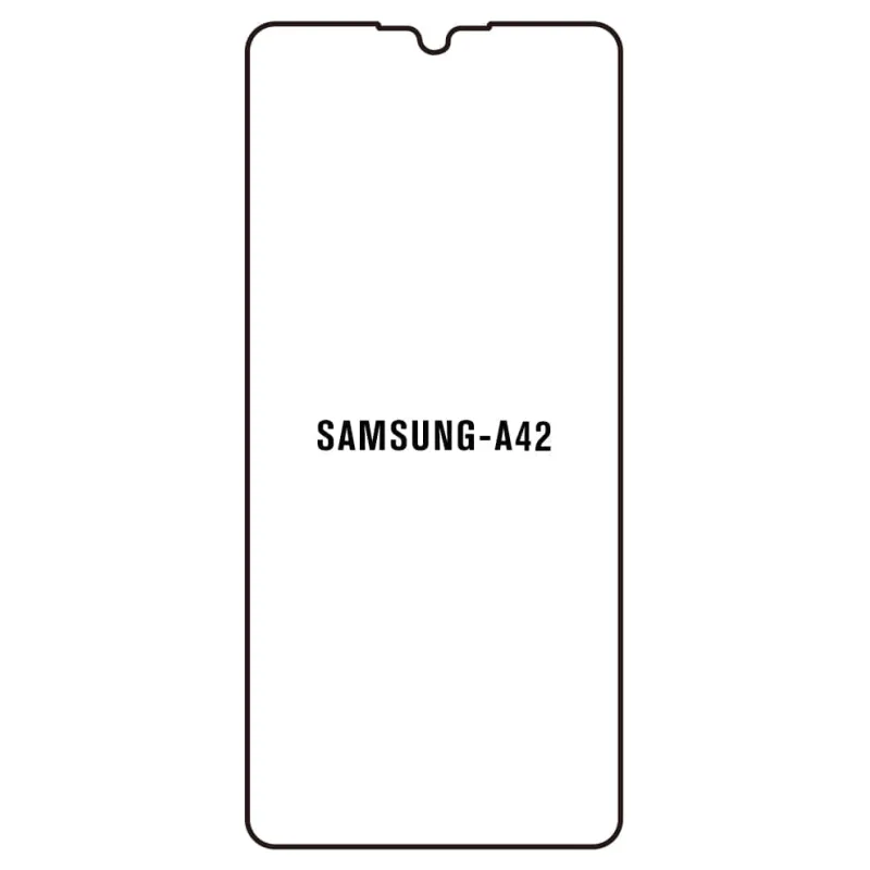Sunshine Samsung A42 5G Predná Hydrogél ochranná fólia Strih: Kompatibilná s krytom, Typ fólie: Matná