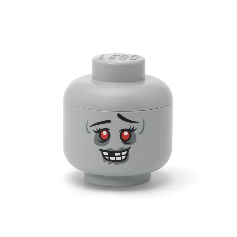 Meccano LEGO úložná hlava (veľkosť S) - zombie