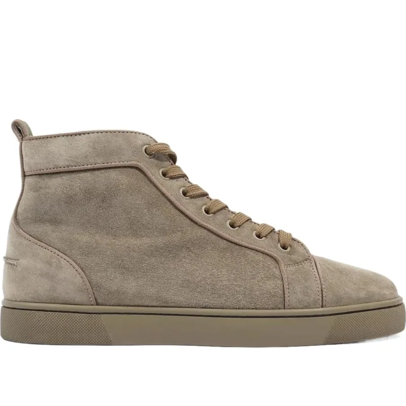 Christian Louboutin Louis Orlato Flat Khaki Suede - 42