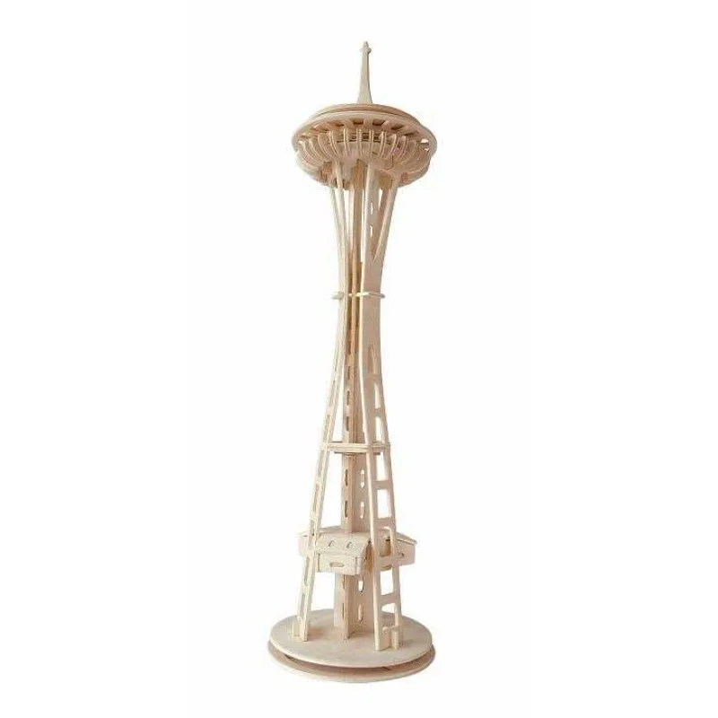 Woodcraft Drevené 3D puzzle Veža Seattle tower P180
