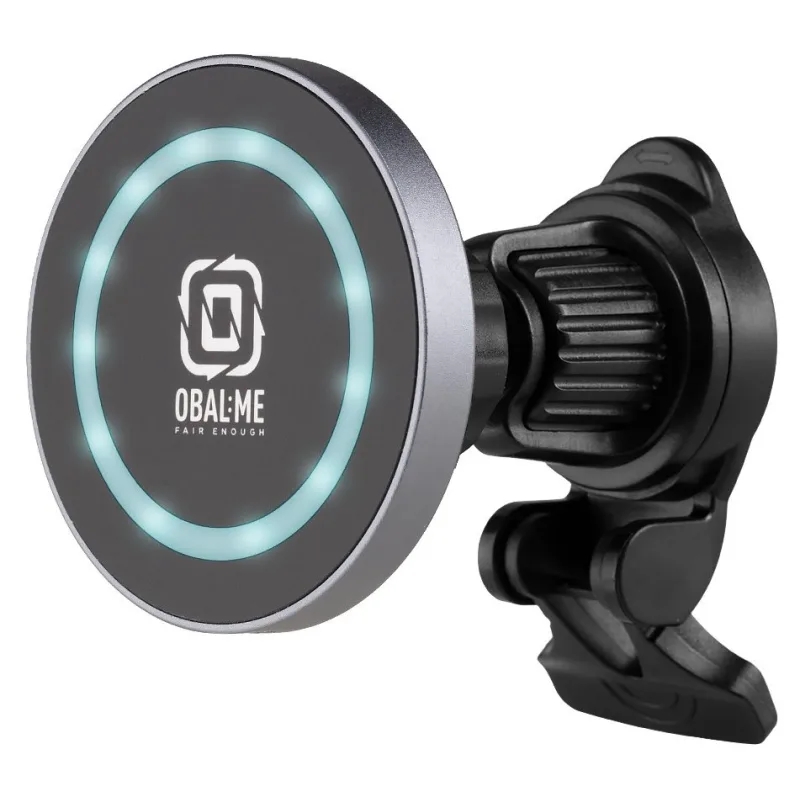 OBAL:ME MagNetix Aura Bezdrátový Nabíjecí Držák do Auta 15W Black 8596311299735
