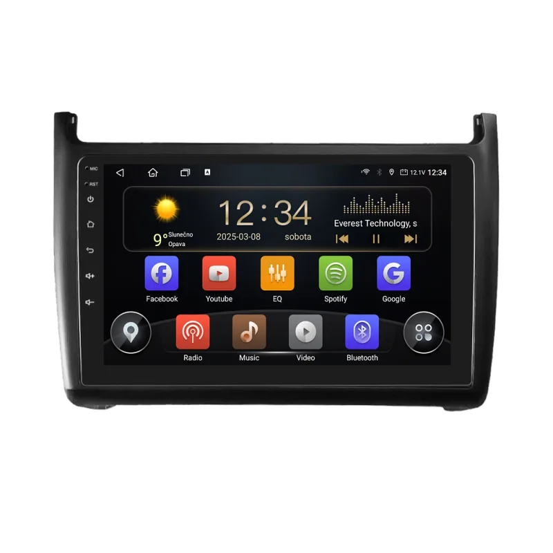 Isudar 2DIN autorádio T72-IEV07 Android, Volkswagen Polo B082