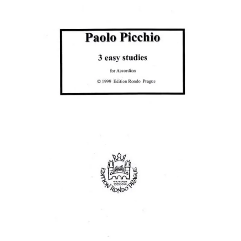 Edition Rondo Prague 3 snadné etudy pro akordeon