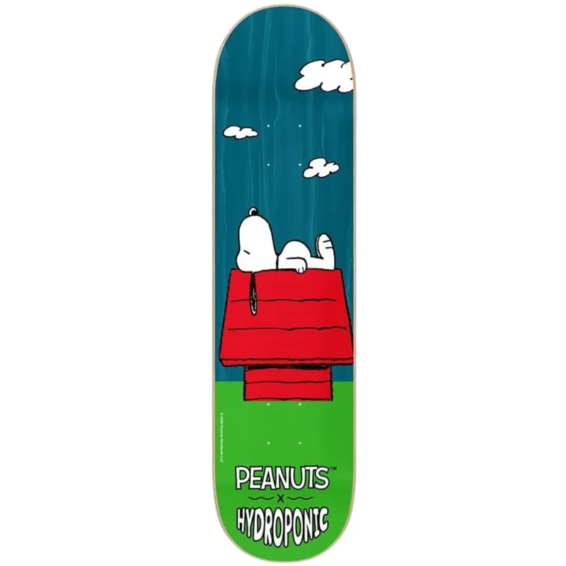 Hydroponic x Peanuts Skate Doska (8"|House Green)