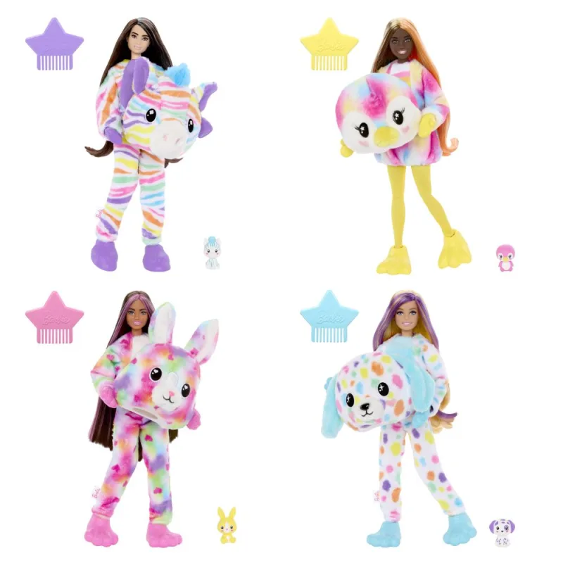 Mattel BRB CUTIE REVEAL BARBIE FAREBNÉ SNY ASST