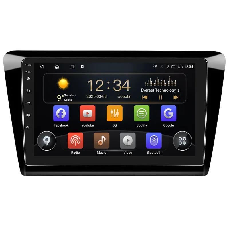 Isudar 2DIN autorádio T72-IEV116 Android, Škoda Rapid T72-UN08M/A7746