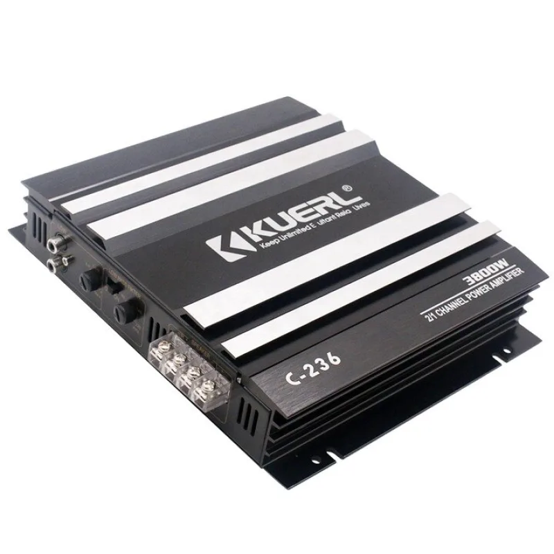 KUERL 2cestný zesilovač do auta, 2 x 60W / 1 x 80W AP-282