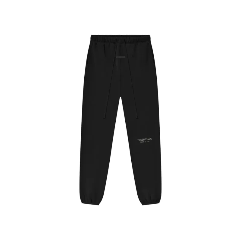 Fear of God Essentials Vintage Fleece Sweatpant Jet Black - XXL