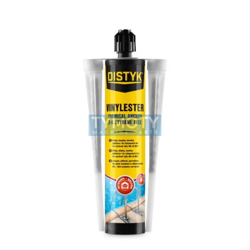 Distyk Chemická kotva VINYLESTER - 280 ml kartuša, sivá