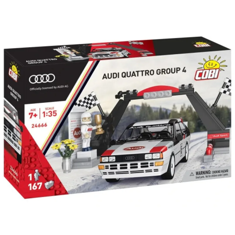 Cobi 24666 Audi Quattro Group 4, 1:35, 167 kostek