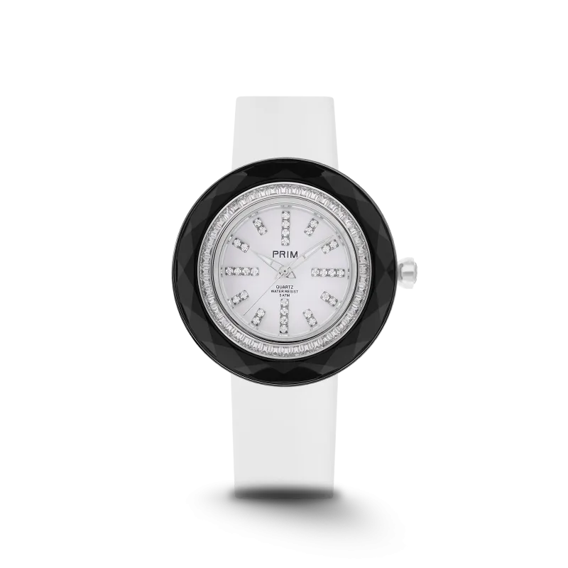 PRIM Luxusní dámské hodinky Preciosa Onyx Black - W02C.10309.D