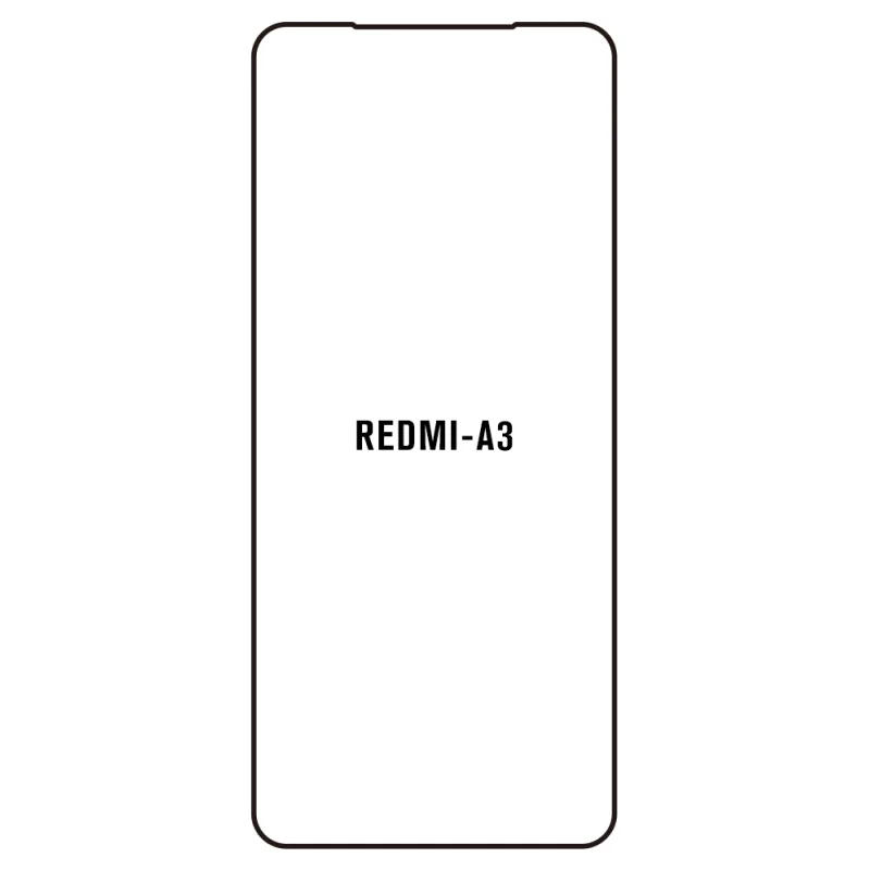 Sunshine Xiaomi Redmi A3 Predná Hydrogél ochranná fólia Strih: Predná 1, Typ fólie: Anti-Spy (Privacy)