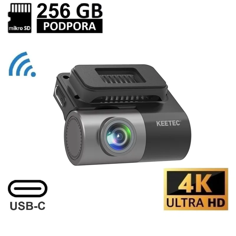 Keetec DC1000 4K Autokamera WiFi, GPS, USB-C DC1000 4K