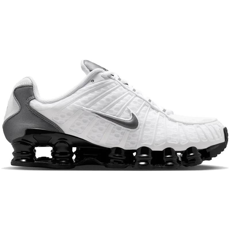 Nike Shox TL White Black Metallic Cool Grey - 42.5