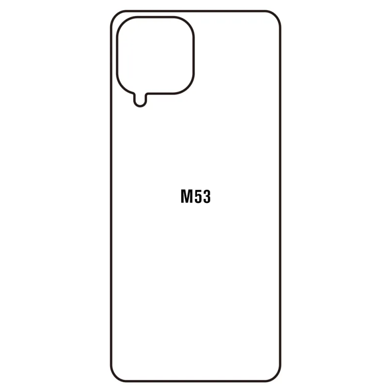 Sunshine Samsung M53 5G Zadná Hydrogél ochranná fólia Strih: Zadná časť 1, Typ fólie: Matná