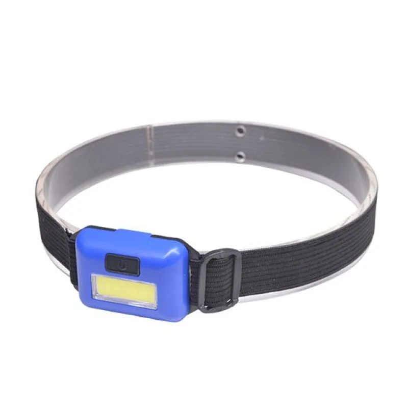 Solight LED čelové COB svietidlo, 3W, modrá, 3x AAA WH26