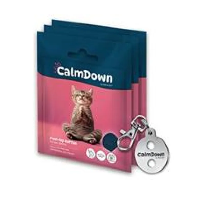 CalmDown Cat Tag Kit KRUUSE Kit - kovový přívěsek+3knoflíky