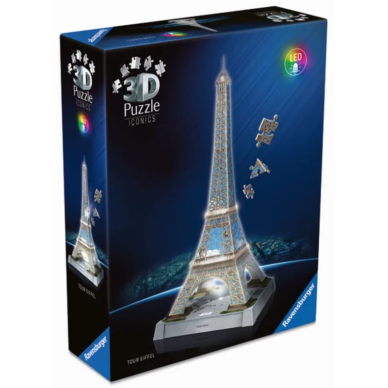 Ravensburger Iconics: Eiffelova veža, LED