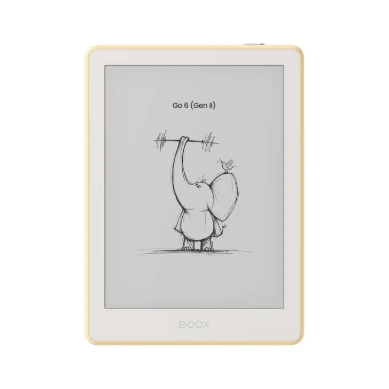 E-book ONYX BOOX GO 6 (Gen II), custard, 6" Carta 1300, 32GB, Bluetooth, Android 11, E-ink displej ()