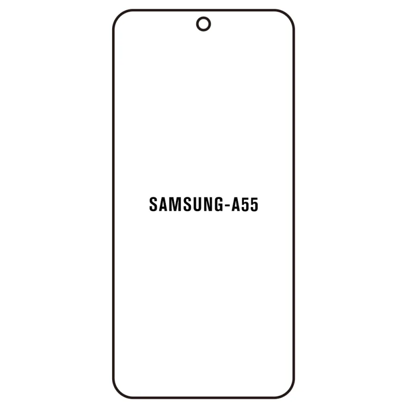 Sunshine Samsung A55 5G Predná Hydrogél ochranná fólia Strih: Kompatibilná s krytom 2, Typ fólie: Matná
