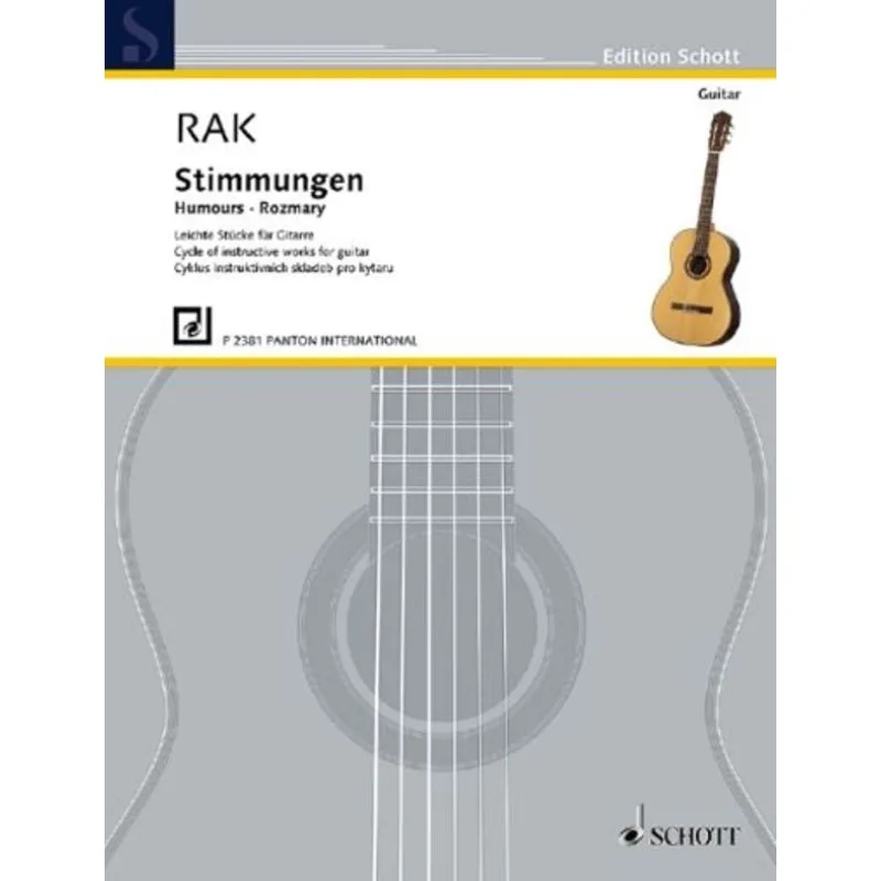 Schott Music Panton Rozmary (cyklus instruktivních skladeb pro kytaru)