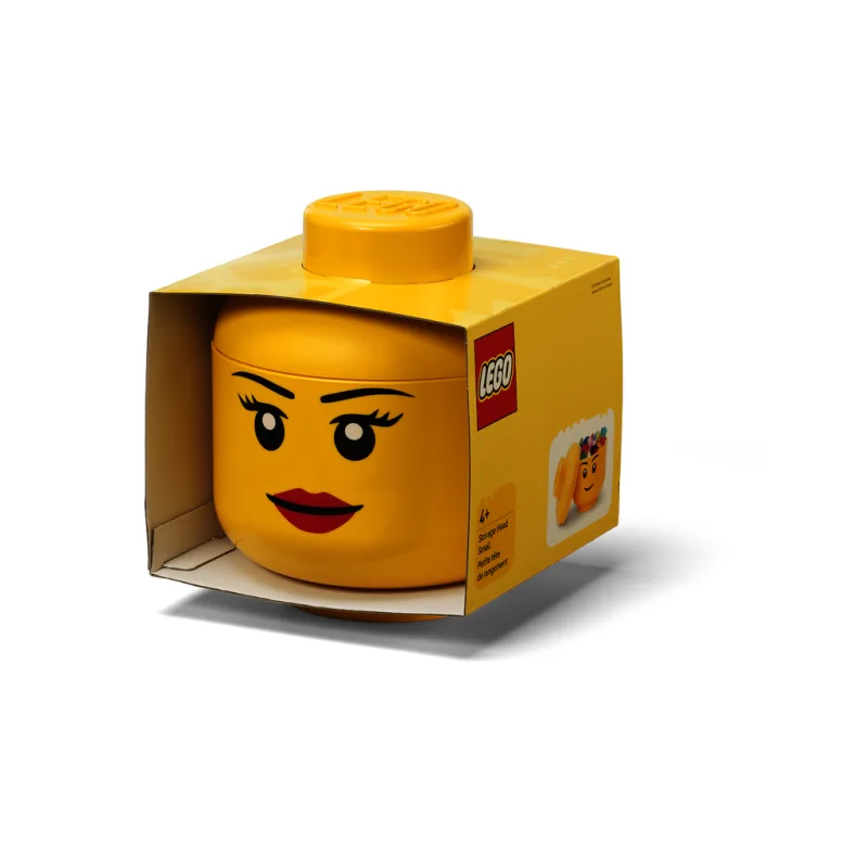 Meccano LEGO úložná hlava (veľkosť S) - dievča
