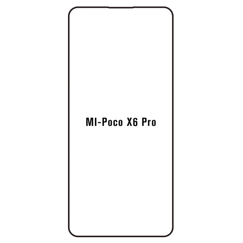 Sunshine Xiaomi Poco X6 Pro Predná Hydrogél ochranná fólia Strih: Predná 1, Typ fólie: Anti-Spy (Privacy)