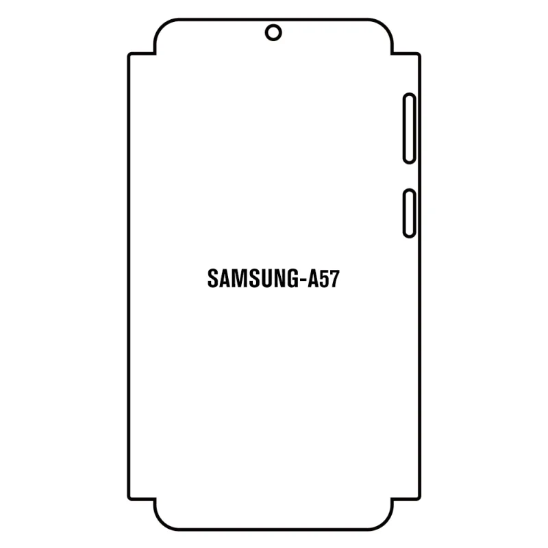 Sunshine Samsung A57 5G Predná Hydrogél ochranná fólia Strih: Predná časť a rám, Typ fólie: Matná