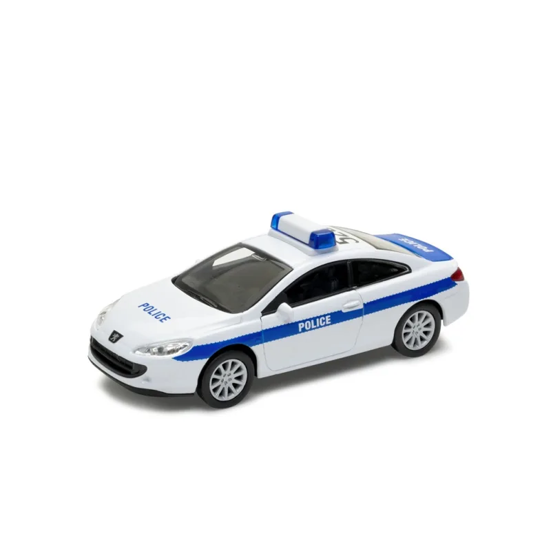 Welly Welly Peugeot Coupe 407 POLICE 1:34