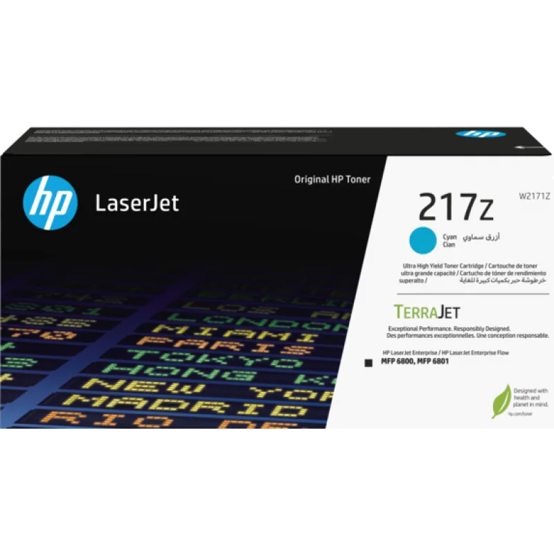 HP W2171Z, cyan toner. kazeta HP LaserJet 217Z W2171Z
