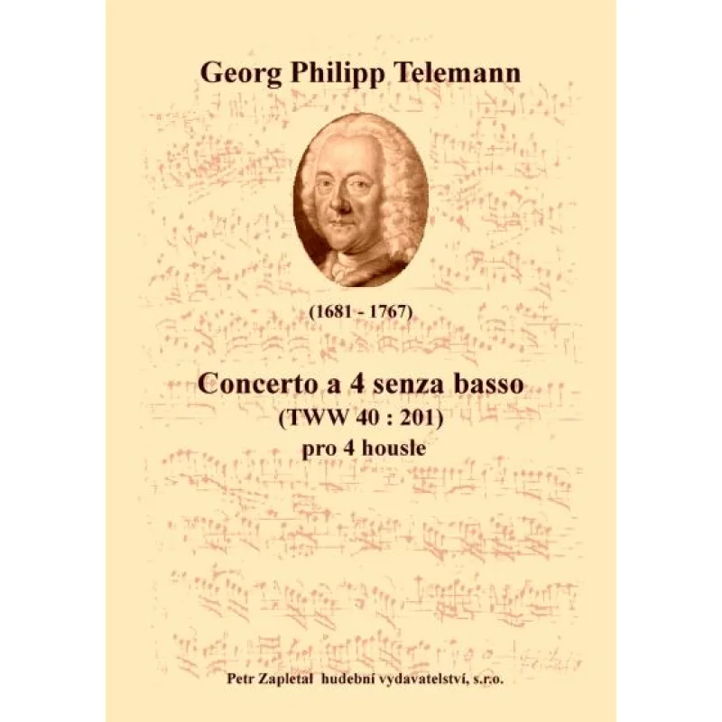 NotaNota Concerto a 4 senza basso (TWV 40:201)