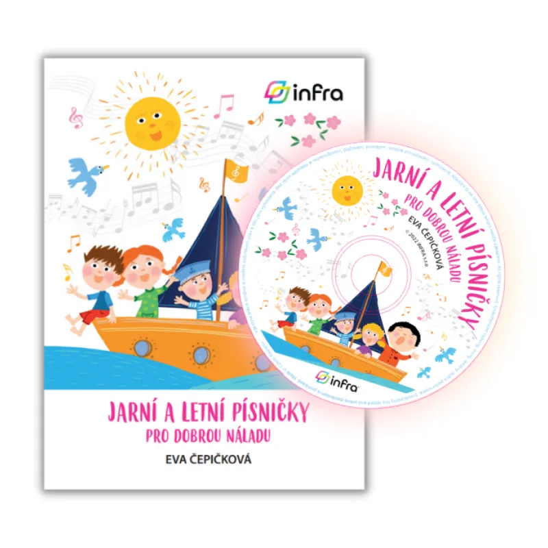 INFRA Jarní a letní písničky pro dobrou náladu- zpěvník s CD