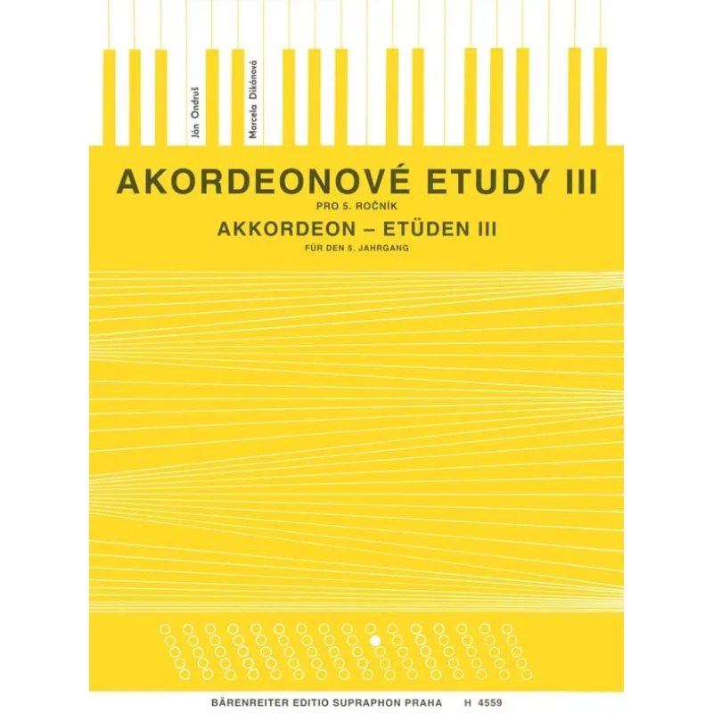 Bärenreiter Akordeonové etudy III