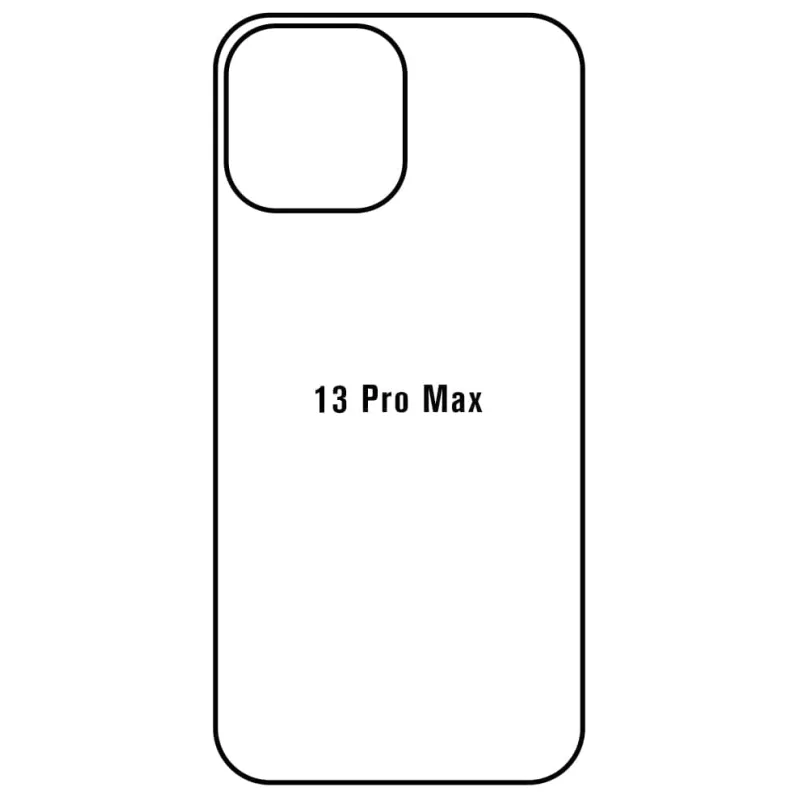 Sunshine iPhone 13 Pro Max Zadná Hydrogél ochranná fólia Strih: Zadná časť 1, Typ fólie: Číra