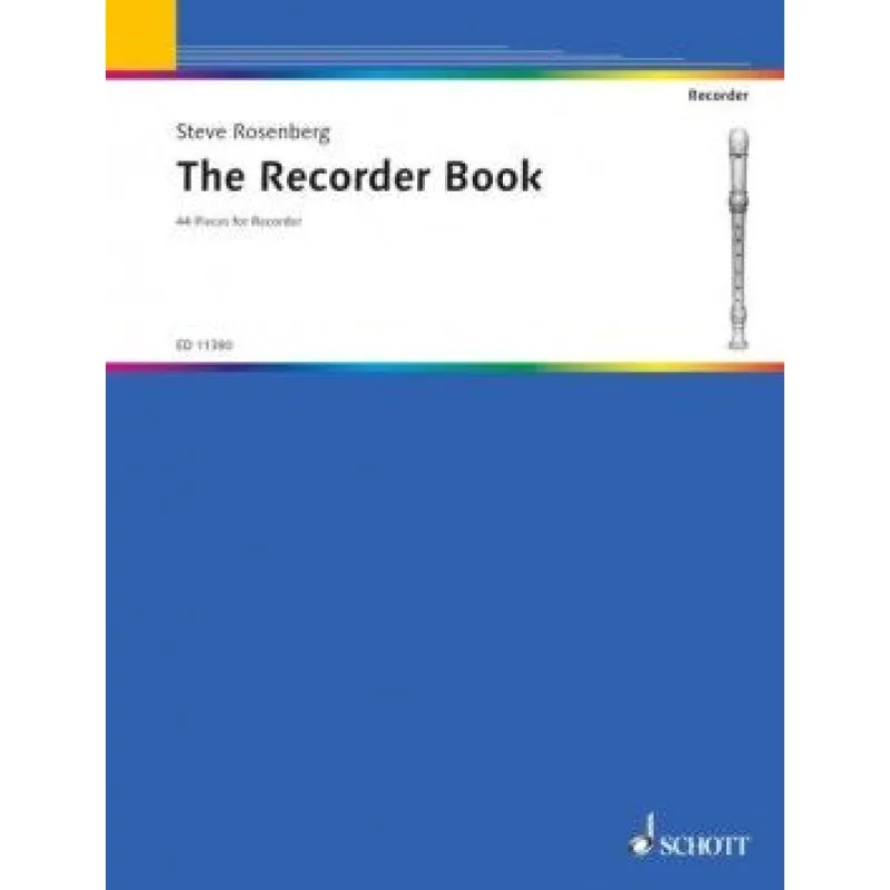 Schott Music The Recorder Book - S. Rosenberg