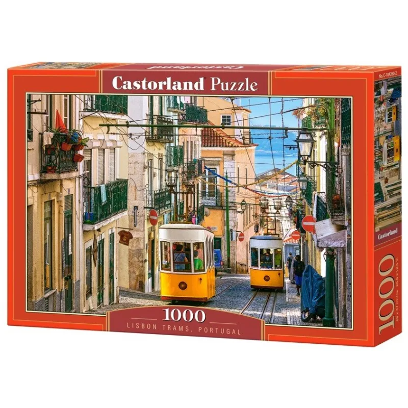 Castorland Puzzle Lisabonské električky, Portugalsko 1000 dielikov