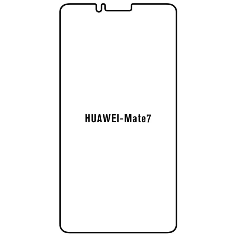 Sunshine Huawei Mate 7 Predná Hydrogél ochranná fólia Strih: Predná 1, Typ fólie: Anti-Spy (Privacy)
