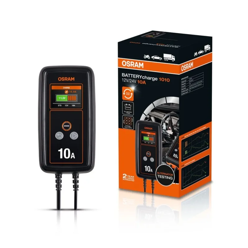 OSRAM BATTERYcharge 1010 Autonabíječka 6V & 12V/10A OEBCS1010