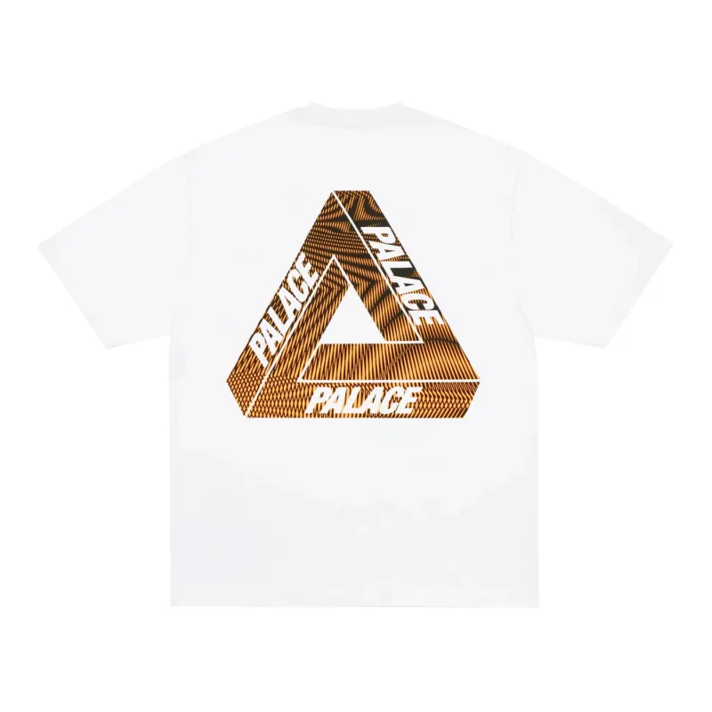 Palace Tri-Vex T-Shirt White/Orange - L