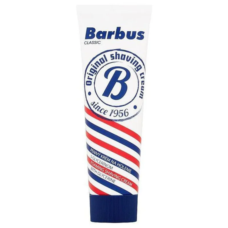 OSTATNÍ VÝROBCOVIA BARBUS Classic Penivý krém na holenie s glycerínom v tube 75g