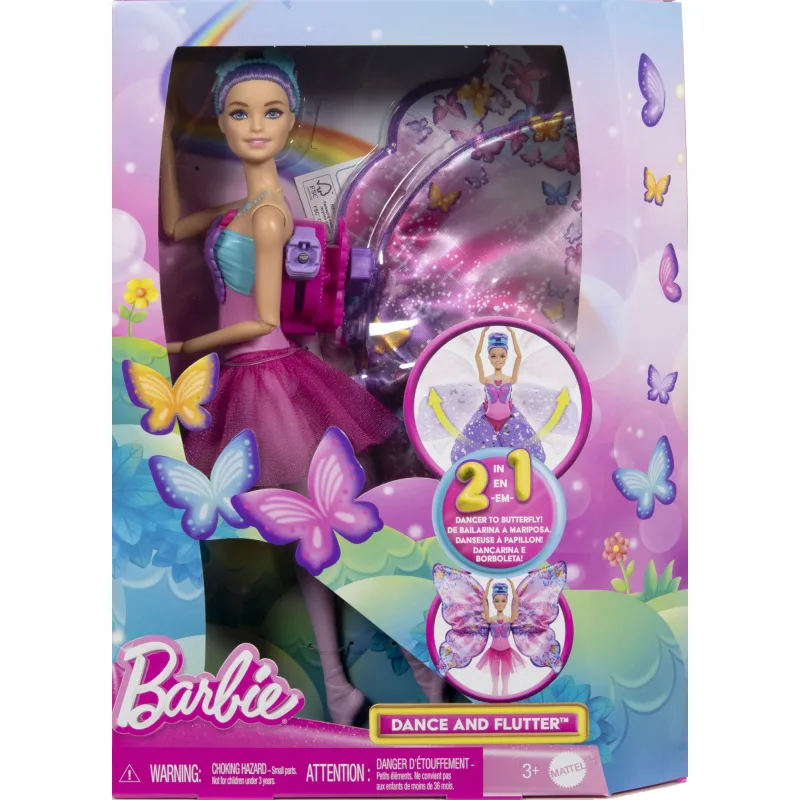 Mattel Barbie tanečnica s motýlimi krídlami