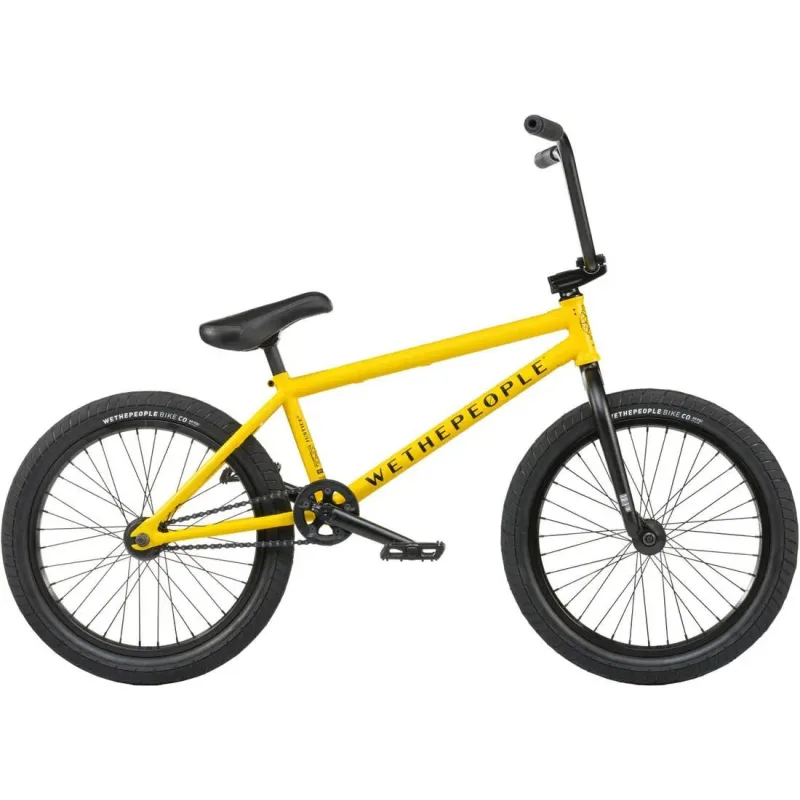 Wethepeople Justice 20" Freestyle BMX Bicykel (20.75"|Matt Taxi Yellow)