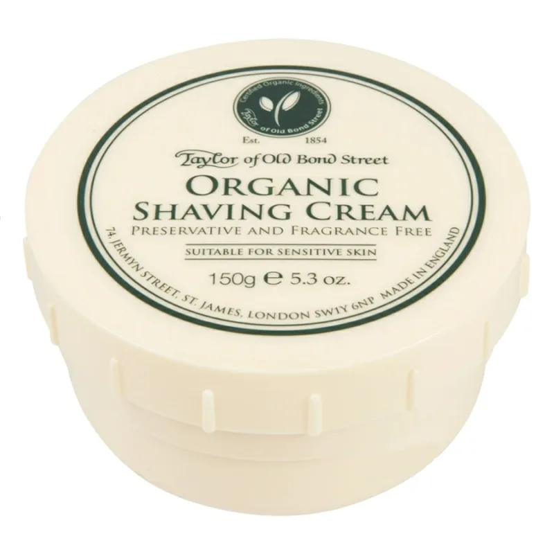 Prírodný krém na holenie TAYLOR OF OLD BOND STREET Organic shaving cream 150 g