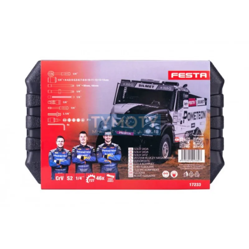 Gola sada CrV 46 ks 1/4" EDÍCIA DAKAR, FESTA 17233