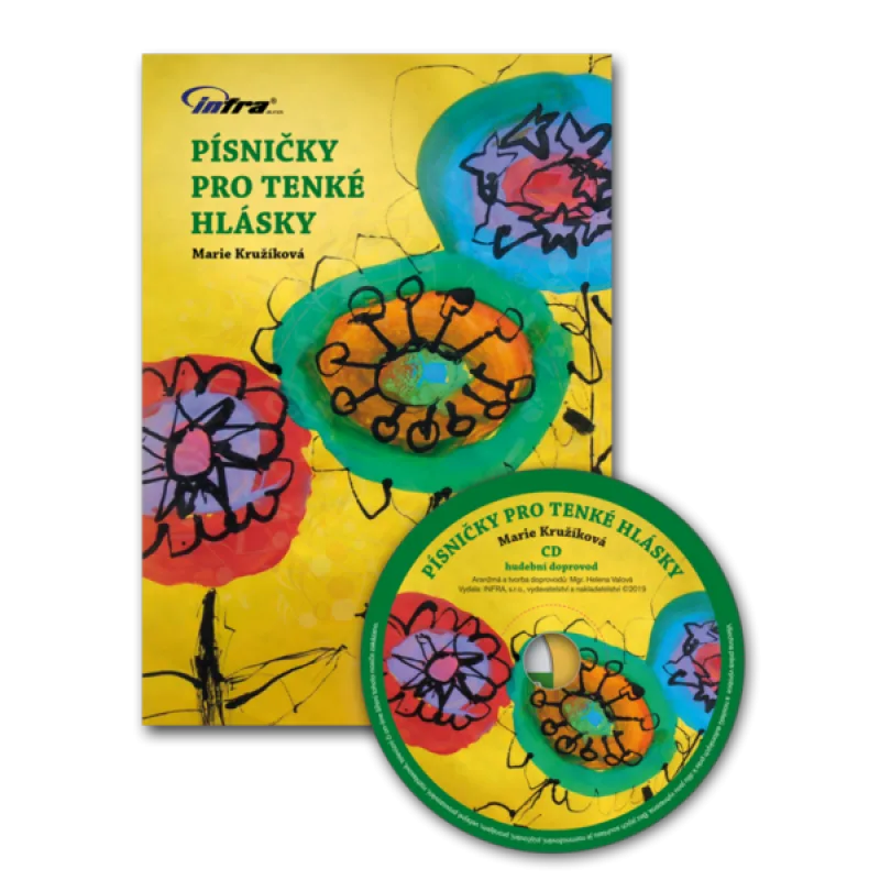INFRA Písničky pro tenké hlásky - zpěvník + CD