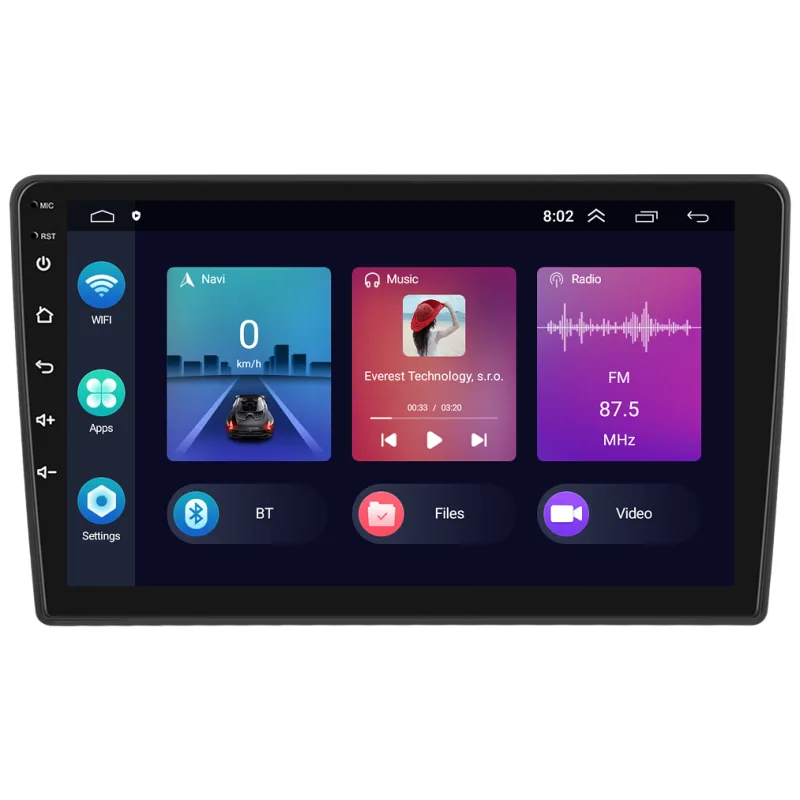Podofo 2DIN autorádio PEV202 Android, Citroen Berlingo II / Peugeot Partner II B067/A7878