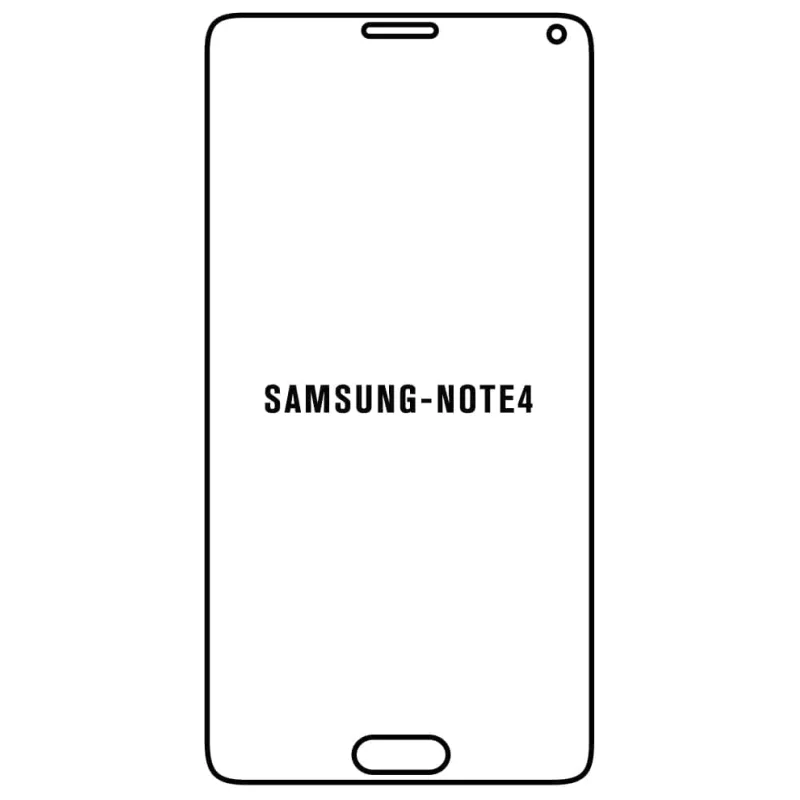 Sunshine Samsung Note4 Predná Hydrogél ochranná fólia Strih: Kompatibilná s krytom, Typ fólie: Matná